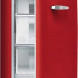 De Smeg CVB20RR1 met duidelijk herkenbare retro jaren'50 look