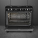 De oven van de CX91GMBLNLK is multifunctioneel en beschikt over hetelucht, grill en onder en bovenwarmte