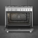 Multifunctionele oven SMEG CX91GMXNLK met 9 kookfuncties en halogeenverlichting