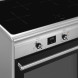 De Smeg CX92IM heeft twee bedieningsknoppen en een strakke ronde greep
