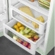 Smeg FAB28LPG5 koelkast watergroen - linksdraaiend