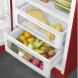 Smeg FAB28LRD5 koelkast rood - linksdraaiend