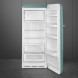 Het interieur van de Smeg FAB28RDEG5 koelkast groen