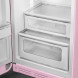 Het interieur van de Smeg FAB30LPK5 is sterk verbeterd en voorzien van een LED lichtzuil