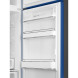 Smeg FAB30RBE5 rechtsdraaiende retro koelkast - blauw