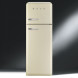 Smeg FAB30RP1 koelkast creme - rechtsdraaiend