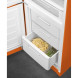 Smeg FAB32LOR5 retro jaren 50 koelkast oranje - linksdraaiend