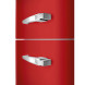 Smeg FAB32LRD5 retro jaren 50 koelkast - rood - linksdraaiend