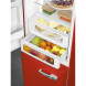 Smeg FAB32LRD5 retro jaren 50 koelkast - rood - linksdraaiend
