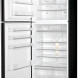 Het interieur van de Smeg FAB50LBL koelkast zwart
