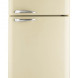 Front zijde van de SMEG creme koelkast FAB50P