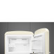Smeg FAB50RCR5 koelkast crème - rechtsdraaiend