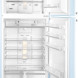 Het interieur van de Smeg FAB50RPB5 koelkast blauw