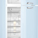 De Smeg FAB50RPB5 koelkast blauw heeft een NoFrost vriesdeel: nooit meer ontdooien!
