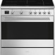 Smeg SCB95CIX inductie fornuis - roestvrijstaal