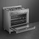 Smeg SNLK916MFX9 gas fornuis - roestvrijstaal - 90 cm. breed