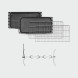 Smeg TR90NNLK9 fornuis - zwart - 90 cm. breed - Victoria