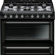 Smeg TR90NNLK9 fornuis - zwart - 90 cm. breed - Victoria