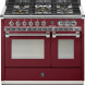 Steel A10FF-4M Ascot gas fornuis uitgevoerd in de kleur Bordeaux