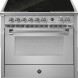 Steel A9F-5FI Ascot inductie fornuis - 90 cm breed in de kleur inox