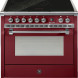 Steel A9F-5FI Ascot inductie fornuis in de kleur Bordeaux