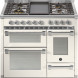 Steel AQ10SFF-4T Ascot gas fornuis - 100 cm - combi-stoomoven