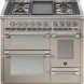 Steel AQ10SFF-4T Ascot gas fornuis - 100 cm - combi-stoomoven