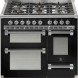 Steel AQ10SFF-6W Ascot gas fornuis - 100 cm - combi-stoomoven