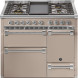 Steel AQ10SFF-D-4B Ascot gas fornuis - 100 cm - combi-stoomoven