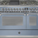 Steel AQ12SF-4BM Ascot gas fornuis - combi-stoomoven - 120 cm