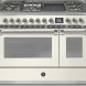 Steel AQ12SF-4BM Ascot gas fornuis - combi-stoomoven - 120 cm
