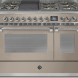 Steel AQ12SF-6B Ascot gas fornuis - combi-stoomoven - 120 cm.