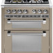 Steel AQ7SF-4 Ascot gas fornuis met combi-stoomoven - 70 cm breed