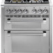 Steel AQ7SF-4 Ascot gas fornuis met combi-stoomoven - 70 cm breed