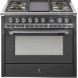 Steel AQ9S-4B Ascot gasfornuis - combi-stoomoven - met grill-top bakplaat
