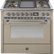 Steel AQ9S-4B Ascot gasfornuis - combi-stoomoven - met grill-top bakplaat