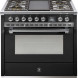 Steel AQ9S-4B Ascot gasfornuis - combi-stoomoven - met grill-top bakplaat