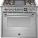 Steel AQ9S-4B Ascot gasfornuis - combi-stoomoven - met grill-top bakplaat