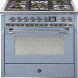 Steel AQ9S-4M Ascot gasfornuis - combi-stoomoven - met 6 kW mega wok