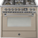 Steel AQ9S-4M Ascot gasfornuis - combi-stoomoven - met 6 kW mega wok