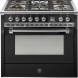 Steel AQ9S-4M Ascot gasfornuis - combi-stoomoven - met 6 kW mega wok