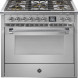 Steel AQ9S-4M Ascot gasfornuis - combi-stoomoven - met 6 kW mega wok