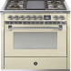 Steel AQ9S-4T Ascot gasfornuis - combi-stoomoven - met frytop bakplaat