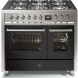 Steel EQ10FF-6 fornuis met dubbele oven - 100 cm breed
