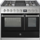 Steel GQ10SF-4B fornuis met combi-stoomoven en grill top - 100 cm breed