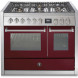 Steel GQ10SF-4M fornuis met combi-stoomoven en mega wok - 100 cm breed