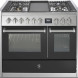 Steel GQ10SF-4T fornuis met combi-stoomoven en frytop - 100 cm breed