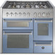 Steel GQ10SFF-6W fornuis met 3 ovens - 100 cm. breed - Genesi