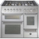Steel GQ10SFF-6W fornuis met 3 ovens - 100 cm. breed - Genesi