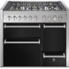 Steel GQ10SFF-D-4M fornuis met combi-stoomoven - Genesi - 100 cm. breed
